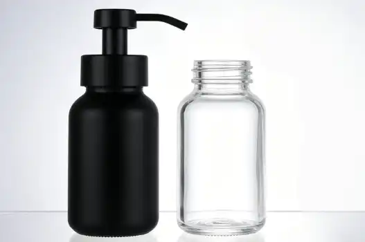 Black Matte Glass Pump Bottles: The Definitive Guide to Custom Logo & Design